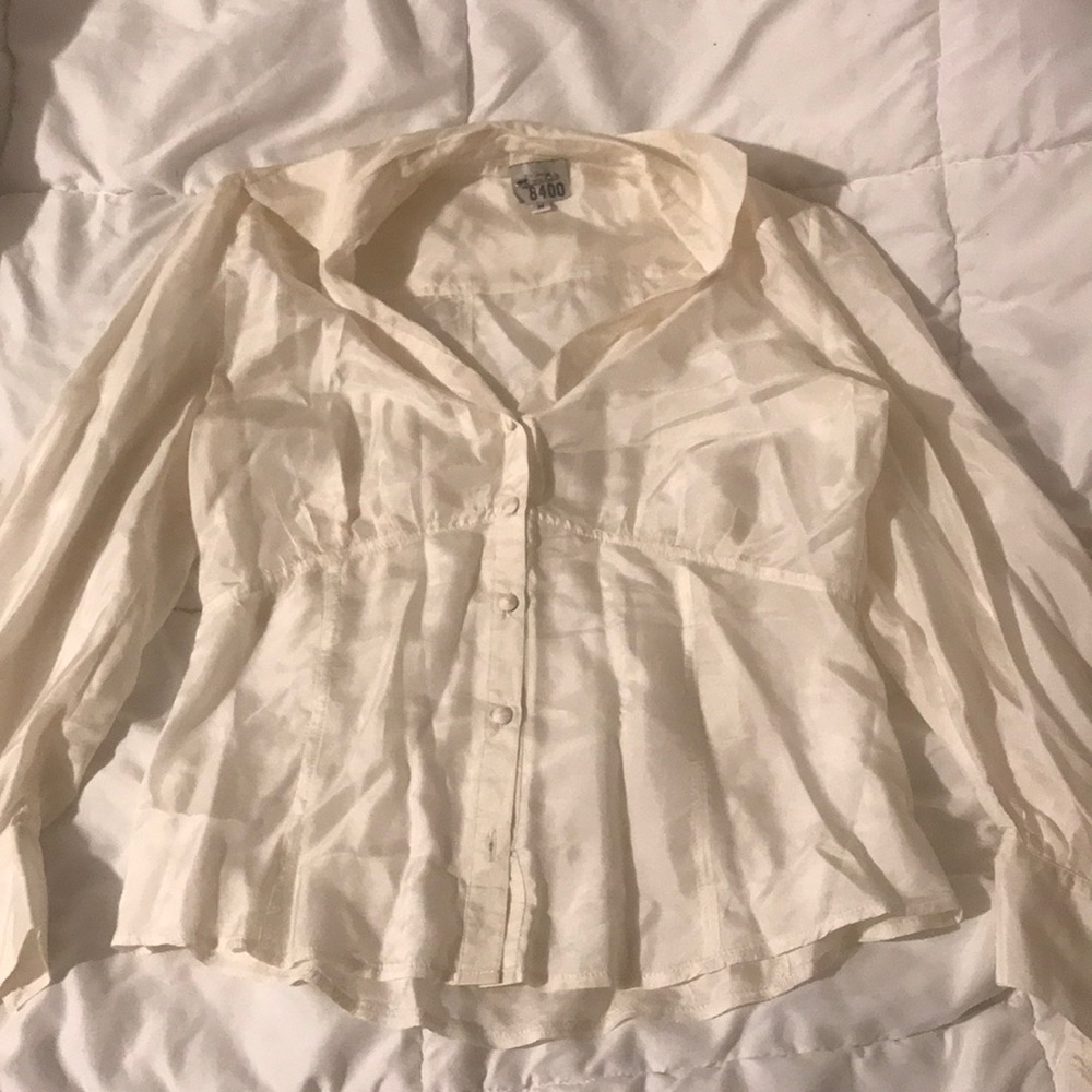 White button up